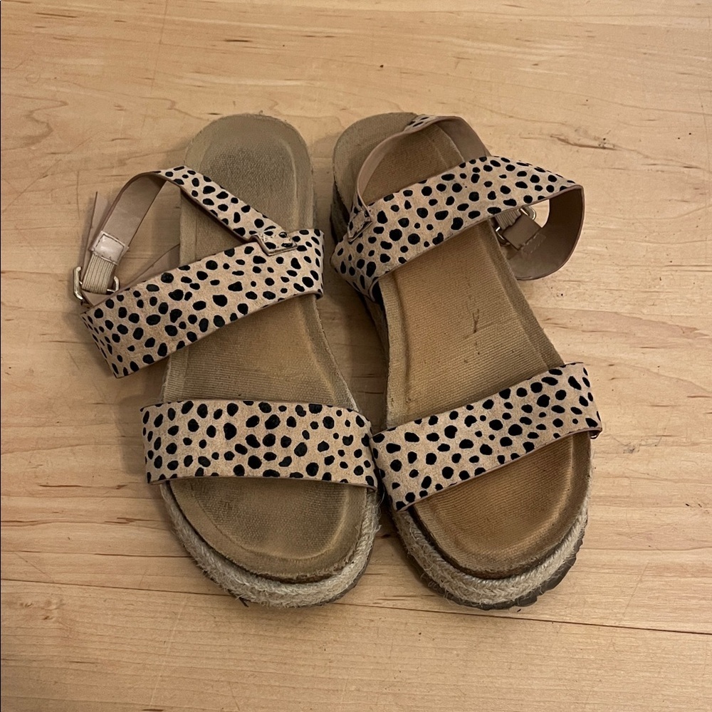 Leopard Print Women's Sandals
